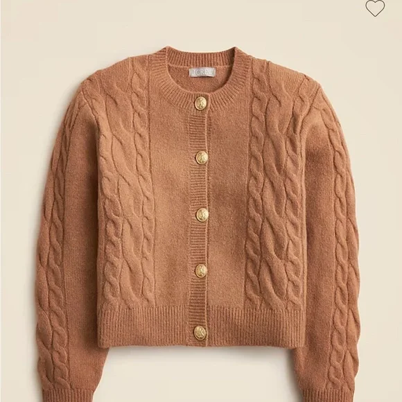J. Crew Cable Knit Cardigan - Picture 5 of 9